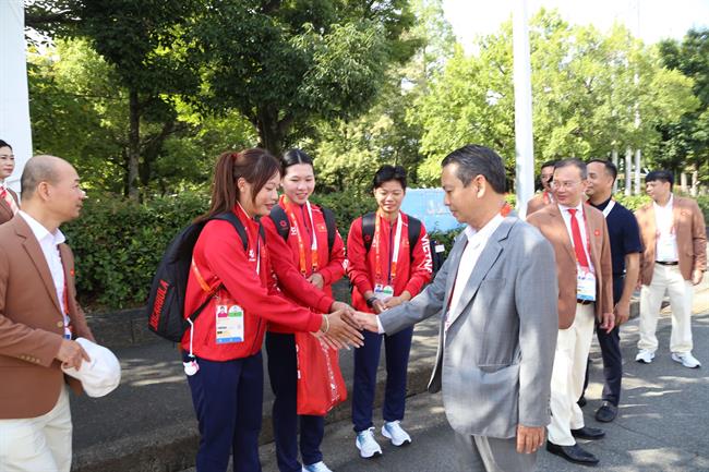 Đoàn Thể thao Việt Nam nhận sự khích lệ trước khi dự ASIAD 2026