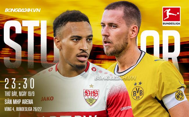 Nhận định bóng đá Stuttgart vs Dortmund (23h30 ngày 19/9): Chờ mưa bàn thắng