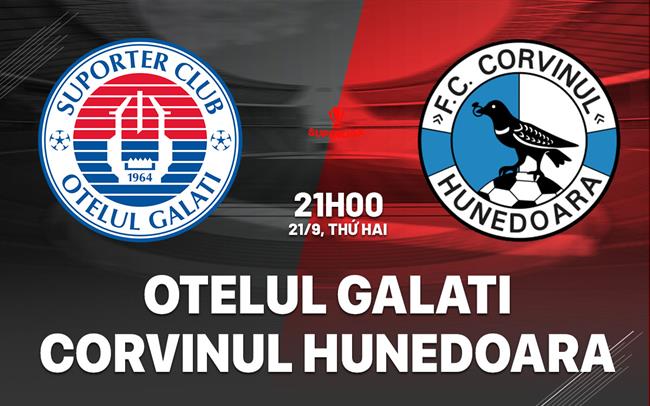 Nhận định Otelul Galati vs Corvinul Hunedoara 22h00 ngày 21/9 (VĐQG Romania 2026/27)