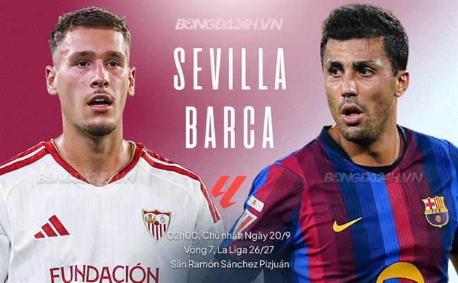 Nhận định bóng đá Sevilla vs Barca (2h00 ngày 20/9): Không dễ thắng cách biệt