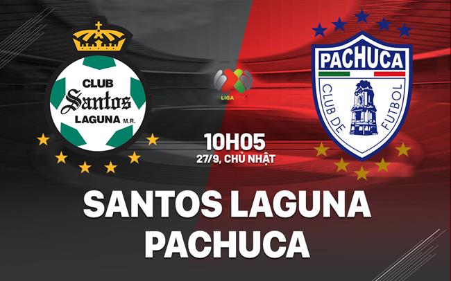 Nhận định bóng đá Santos Laguna vs Pachuca 10h05 ngày 27/9 (VĐQG Mexico 2026/27)
