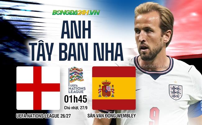 Nhận định Anh vs Tây Ban Nha (1h45 ngày 27/9): Vượt khó được không?