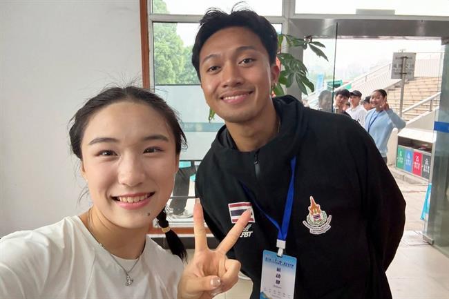 Bức ảnh chung của 2 “thần gió” nổi bật nhất ASIAD 20
