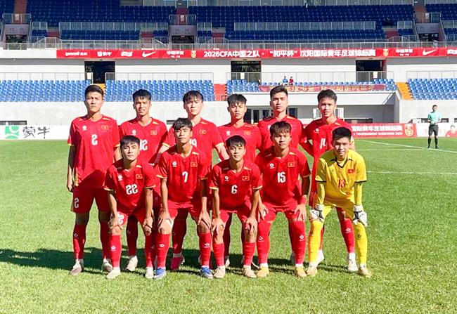 U16 Việt Nam khép lại CFA Team China 2026 sau trận thua U16 Kyrgyzstan