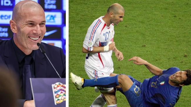 Zidane không hối tiếc sau pha húc đầu vào Materazzi ở World Cup 2006