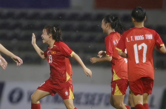 U17 nữ Việt Nam thắng đậm trận ra quân tại giải châu Á