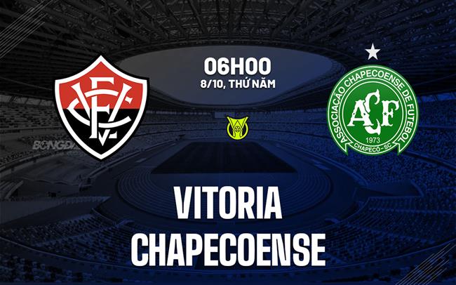 Nhận định bóng đá Vitoria vs Chapecoense 6h00 ngày 8/10 (VĐQG Brazil 2026)