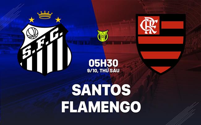 Nhận định bóng đá Santos vs Flamengo 5h30 ngày 9/10 (VĐQG Brazil 2026)