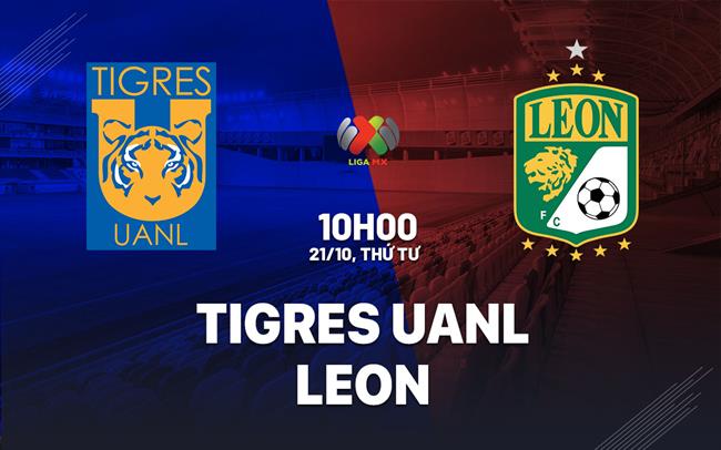 Nhận định bóng đá Tigres UANL vs Leon 10h00 ngày 21/10 (VĐQG Mexico 2026/27)