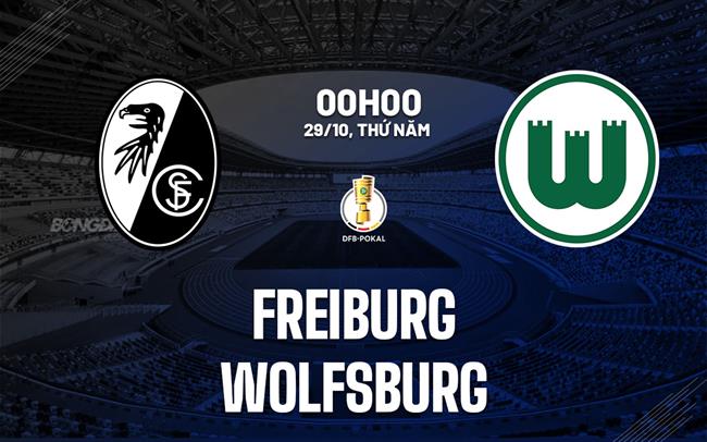 Nhận định bóng đá Freiburg vs Wolfsburg 0h00 ngày 29/10 (Cúp QG Đức 2026/27)