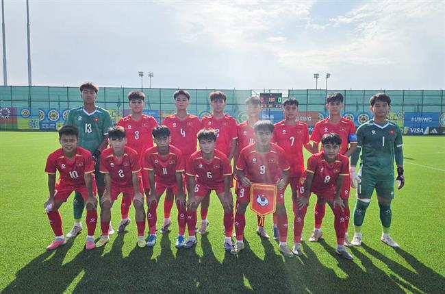 U15 Việt Nam thắng Guyana, khép lại vòng bảng ở vị trí thứ ba