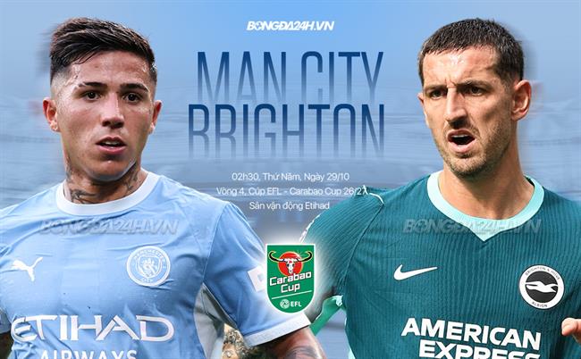 Nhận định Man City vs Brighton (02h30 ngày 29/10): Tìm lại niềm vui