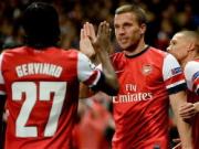 23h30 ngày 6/10, sân Upton Park, West Ham - Arsenal: Chờ Cazorla - Gervinho - Podolski