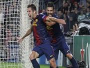Bàn thắng ở tư thế việt vị của Jordi Alba