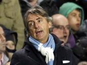 Giành 1 điểm trên Stamford Bridge, Mancini vẫn thất vọng ra mặt