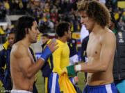 Đối đầu 90 phút, David Luiz đâm ra "mê mẩn" Falcao