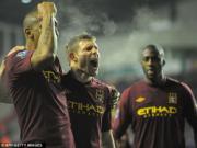 Vượt qua Wigan, Man City tiếp tục bám sát đại kình địch cùng thành phố