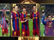 Barca: 8 năm thống trị Quả bóng Vàng