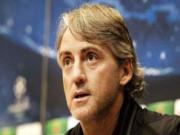 Mancini chưa vội nghĩ đến cuộc đại chiến với Man Utd