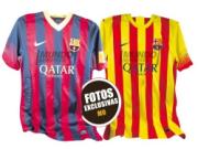 Tiết lộ mẫu áo đấu mới của Barca mùa 2013/14
