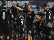 Liverpool-không-Suarez thắng ngược West Ham đầy kịch tính