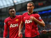 Rio Ferdinand đổ máu vì "ăn đạn" từ khán đài