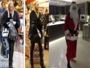 Gerrard đánh vật với trang phục ông già Noel