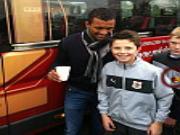 Nani không hề ghé thăm sân tập của Arsenal