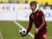 Arshavin được chọn làm đội trưởng của Nga tại Euro 2012