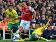 Chấm điểm cầu thủ trận  Arsenal - Norwich City : Tôn vinh " Người nhện" J. Ruddy !