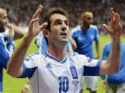 Khoảnh khắc Gấu Nga bị "vị thần" Karagounis kết liễu ở Euro 2012