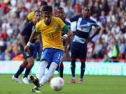 Thần đồng Neymar lập công, U-23 Brazil nhẹ nhàng hạ gục Liên hiệp Anh