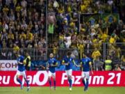 "Chú vịt" Pato lập cú đúp, Brazil trút mọi ưu phiền lên đầu Thuỵ Điển