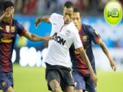 Nani bị nghi "ăn vạ" hòng kiếm penalty ở trận M.U-Barca?