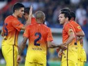 David Villa tái xuất và Messi ghi bàn, Barca thắng nhẹ trên đất Rumani