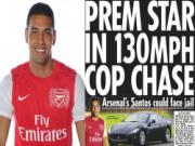 Đua xe với cảnh sát, sao Arsenal đối mặt án tù