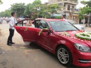 Vợ chồng Quốc Vượng hạnh phúc trong ngày cưới