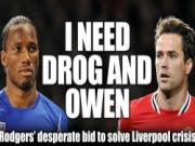 Khát tiền đạo, Liverpool tính gây sốc bằng kế hoạch chiêu mộ Owen và Drogba
