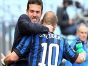 Sneijder phủ nhận tin đồn bất mãn với HLV trưởng