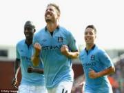 Man City tuột mất chiến thắng trong giây cuối cùng: Giá như không có Shawcross!!!