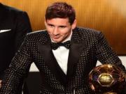 "Huyền thoại" Lionel Messi đi vào lịch sử bóng đá thế giới với "Quả bóng vàng FIFA" thứ 4 liên tiếp