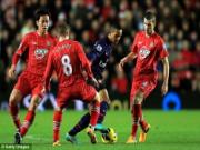 Arsenal im tiếng pháo trên sân của Southampton ngày đầu năm