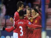 Man Utd rửa hận Wigan thành công nhờ cặp "sát thủ" Van Persie - Chicharito