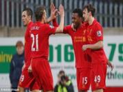 Sturridge nổ súng ngay trong lần ra mắt, Liverpool thắng nhọc đội bóng .... nghiệp dư