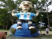 Hình nộm của Messi bị đem đốt mừng năm mới