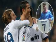 Cử chỉ đẹp của cầu thủ triệu phú Ronaldo