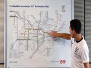 Đem Sir Alex, Mourinho, Drogba… lên bản đồ tàu điện ngầm London