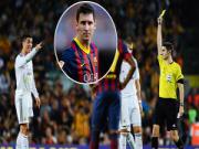 Messi cười Ronaldo "ăn" thẻ vàng lỗi phản ứng