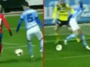 Bàn thắng tinh tế từ 2 pha đánh gót liên tiếp