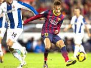 Neymar một mình solo trong vòng cấm địa
